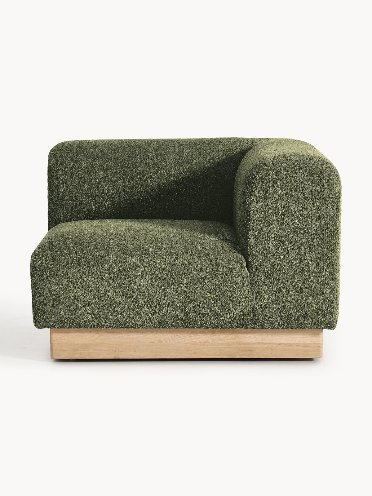 Natessia Teddy Bouclé Corner Module