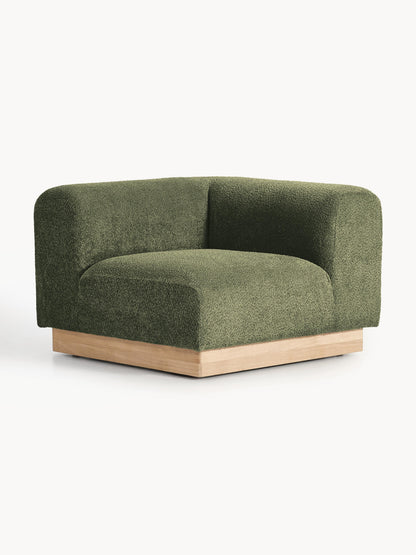 Natessia Teddy Bouclé Corner Module