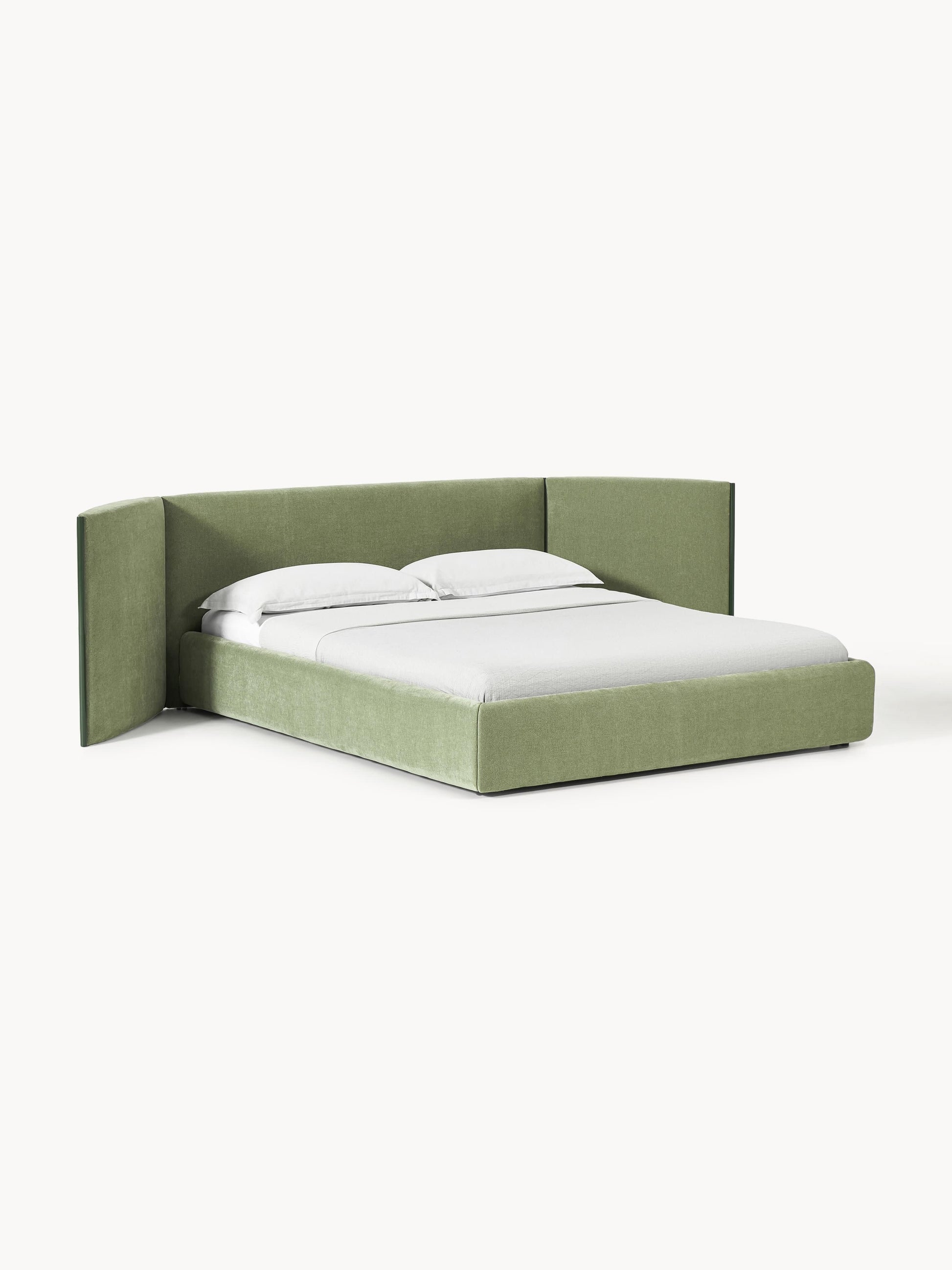 Ottavo Upholstered Bed with Folding Headboard