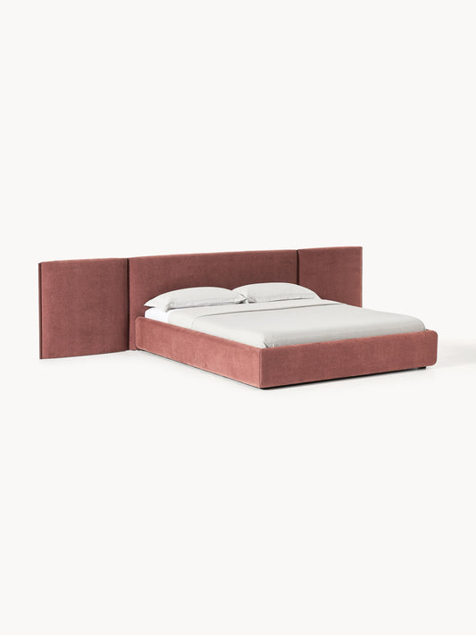 Ottavo Upholstered Bed with Folding Headboard