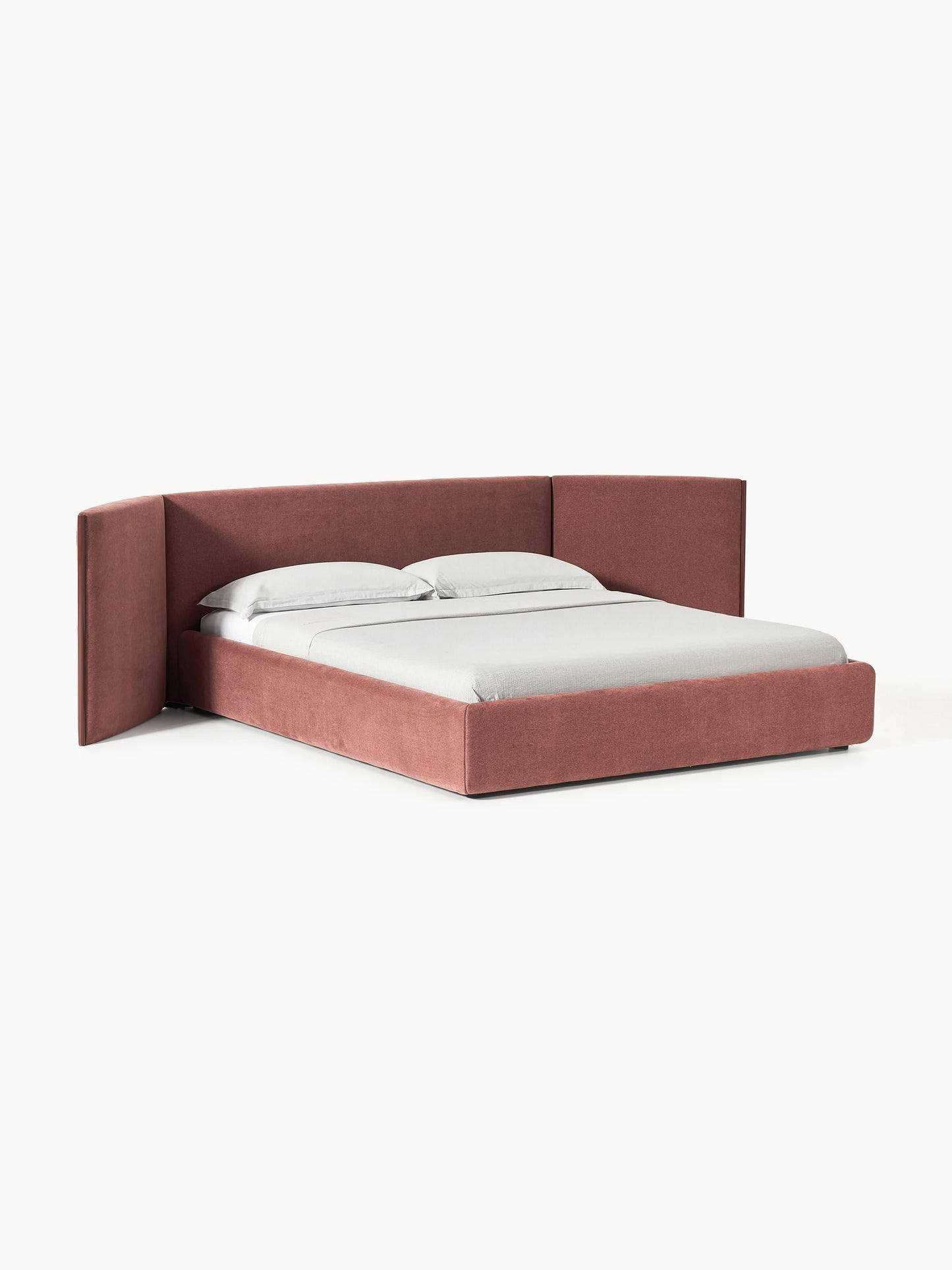 Ottavo Upholstered Bed with Folding Headboard