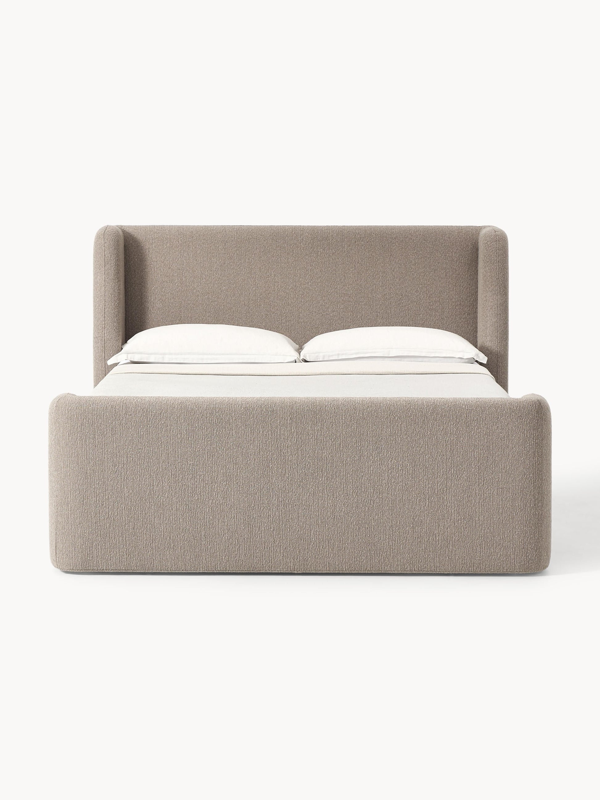 Perlora Bouclé Box Spring Bed