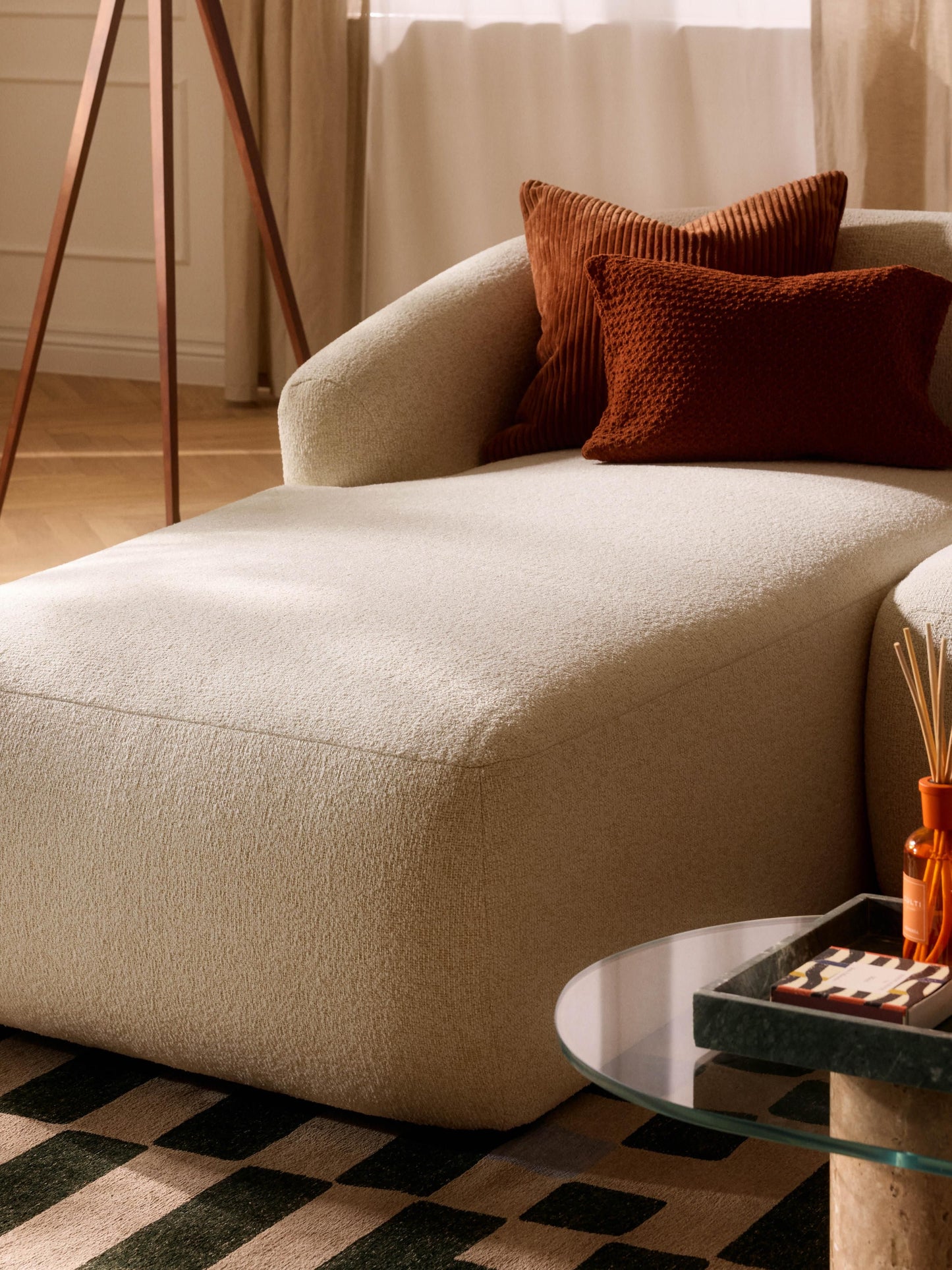 Ravella Bouclé Chaise Corner Module