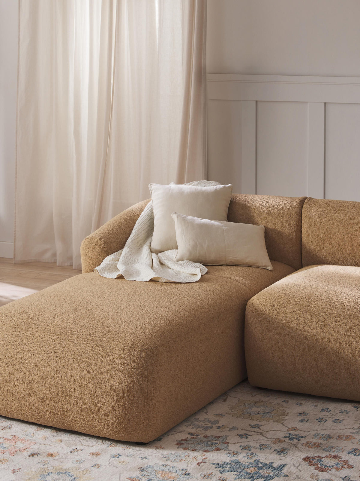 Ravella Bouclé Chaise Corner Module