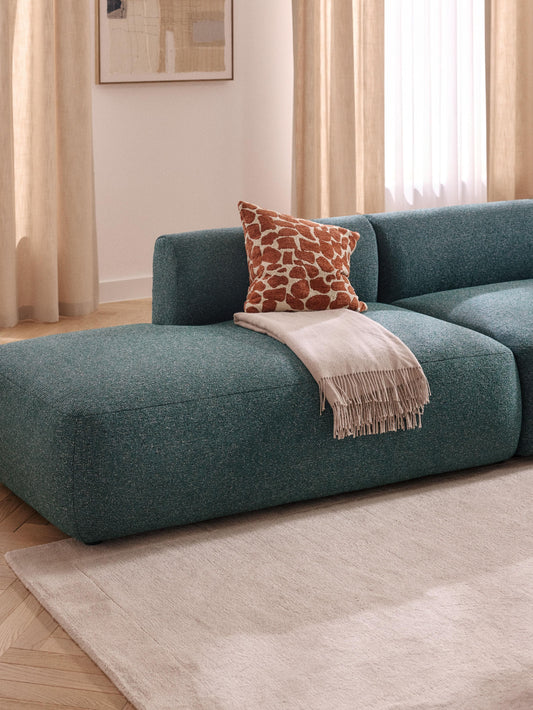 Ravella Chaise Module in Bouclé