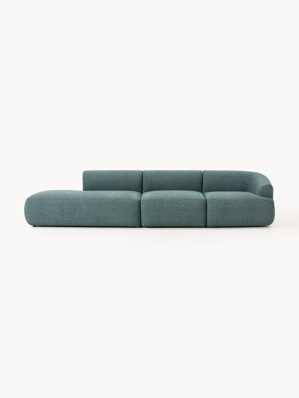 Ravella Modular Bouclé Chaise (2-Seater)