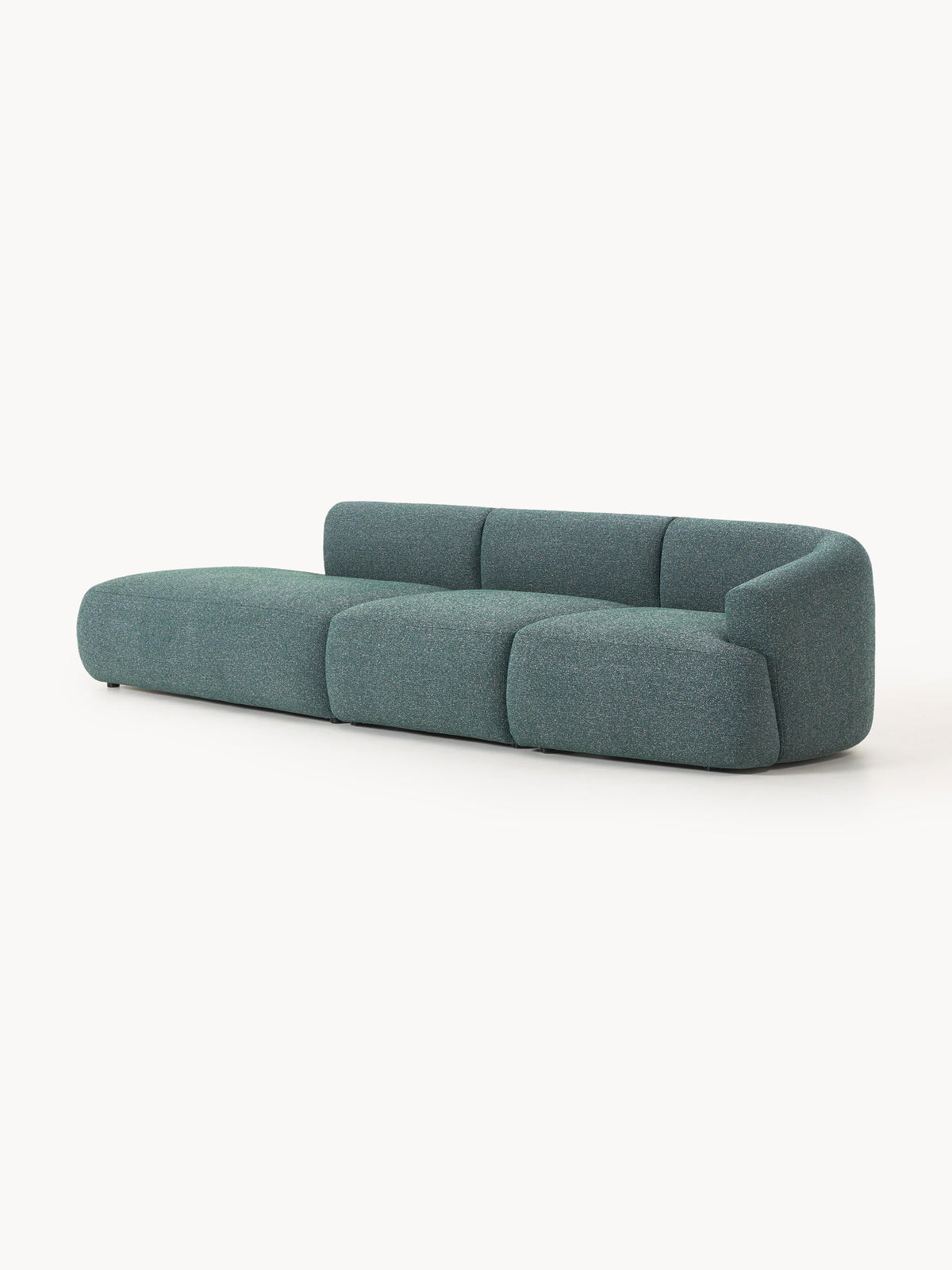Ravella Modular Bouclé Chaise (2-Seater)