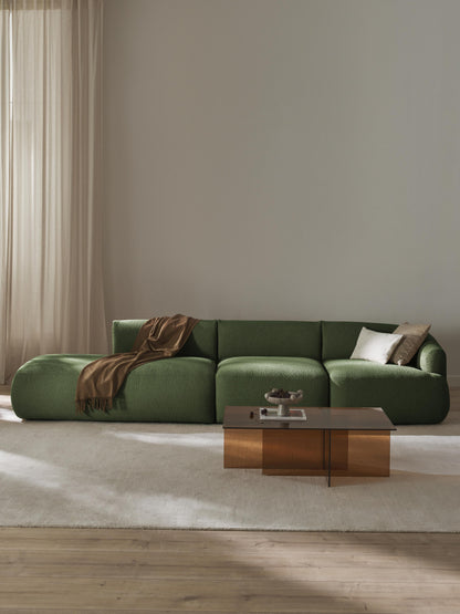 Ravella Modular Bouclé Chaise (2-Seater)