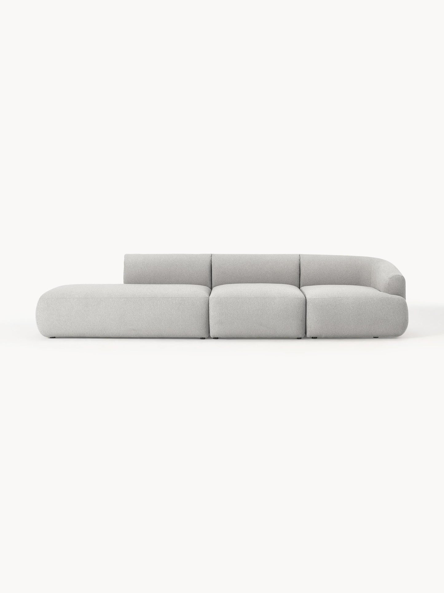 Ravella Modular Bouclé Chaise (2-Seater)
