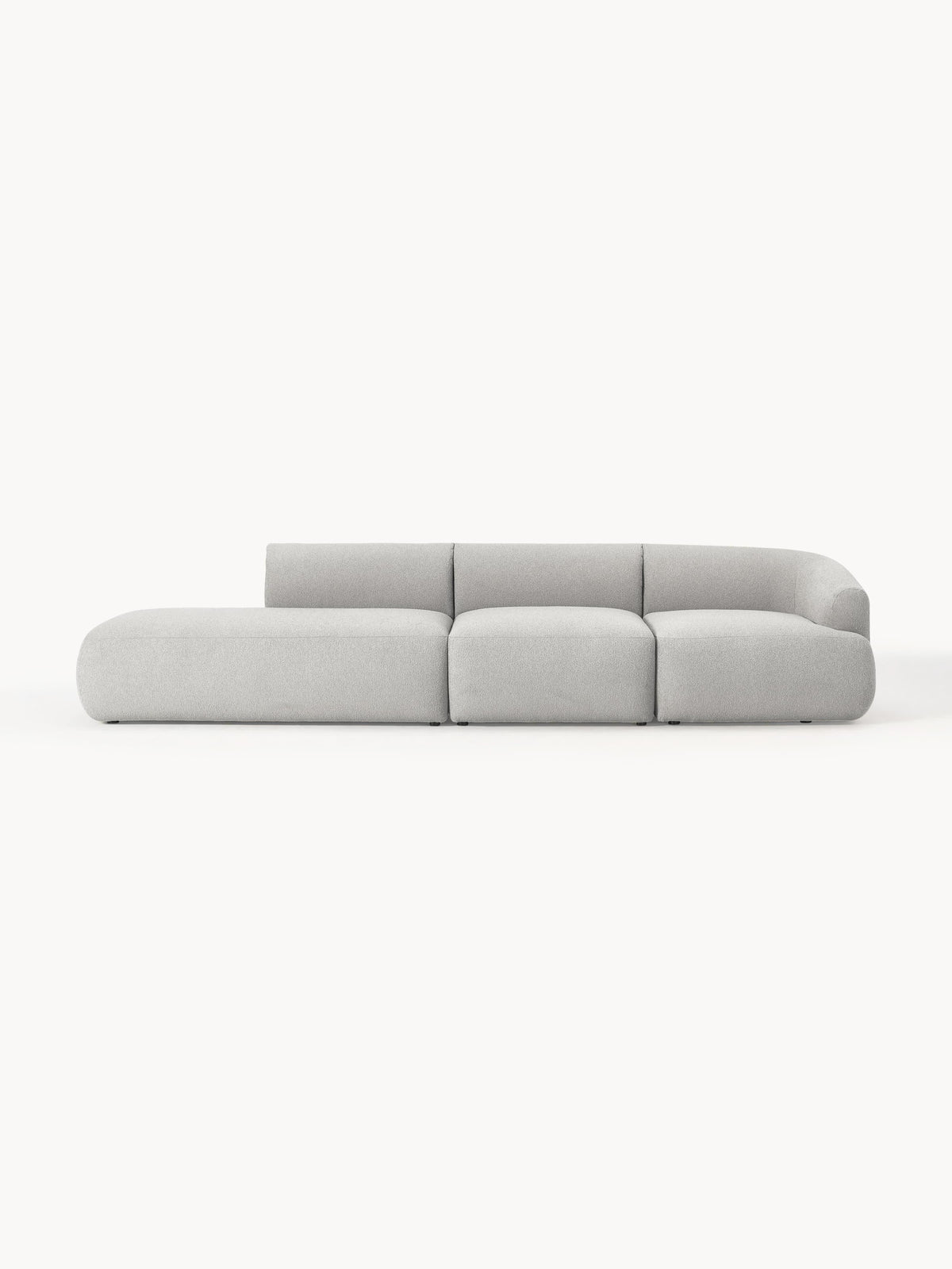 Ravella Modular Bouclé Chaise (2-Seater)