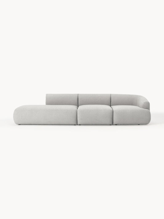 Ravella Modular Bouclé Chaise (2-Seater)