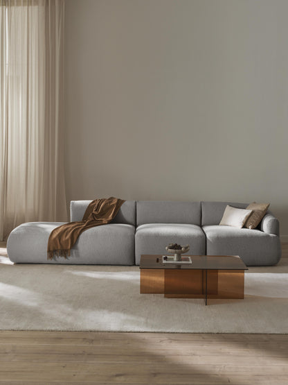 Ravella Modular Bouclé Chaise (2-Seater)
