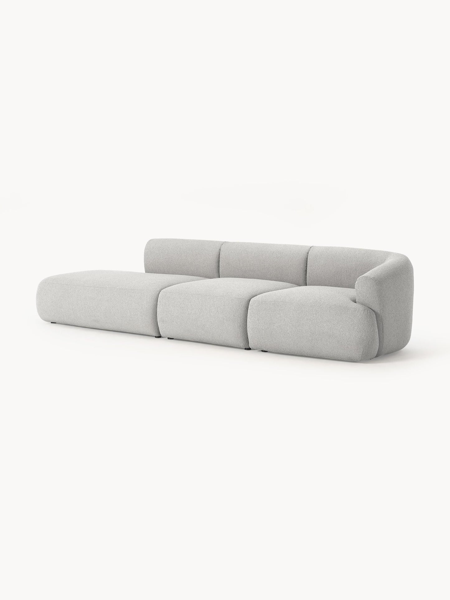 Ravella Modular Bouclé Chaise (2-Seater)