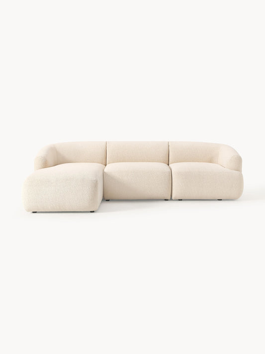 Ravella Modular Bouclé Corner Sofa (3-Seater)