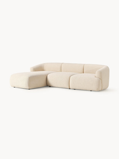 Ravella Modular Bouclé Corner Sofa (3-Seater)