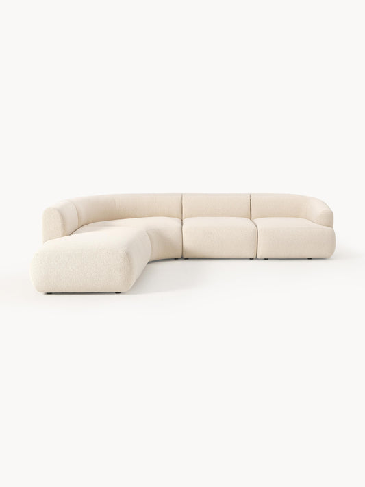 Ravella Modular Bouclé Corner Sofa (4-Seater)