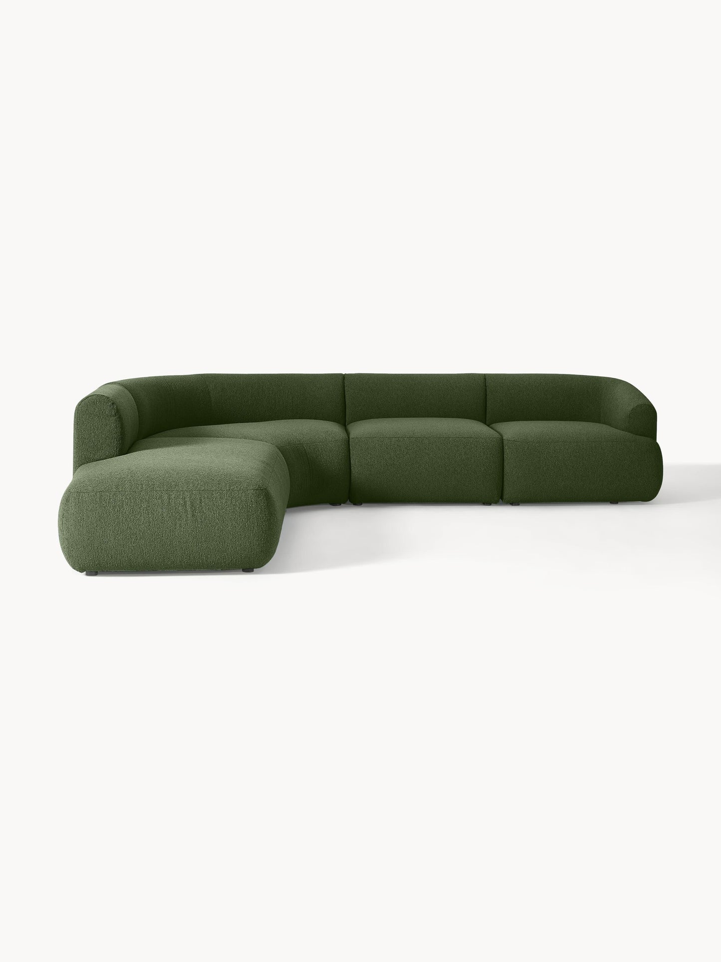 Ravella Modular Bouclé Corner Sofa (4-Seater)