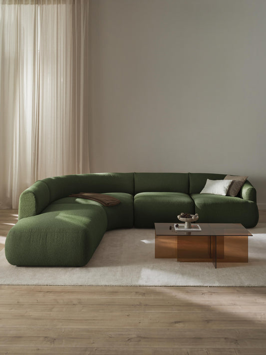 Ravella Modular Bouclé Corner Sofa (4-Seater)