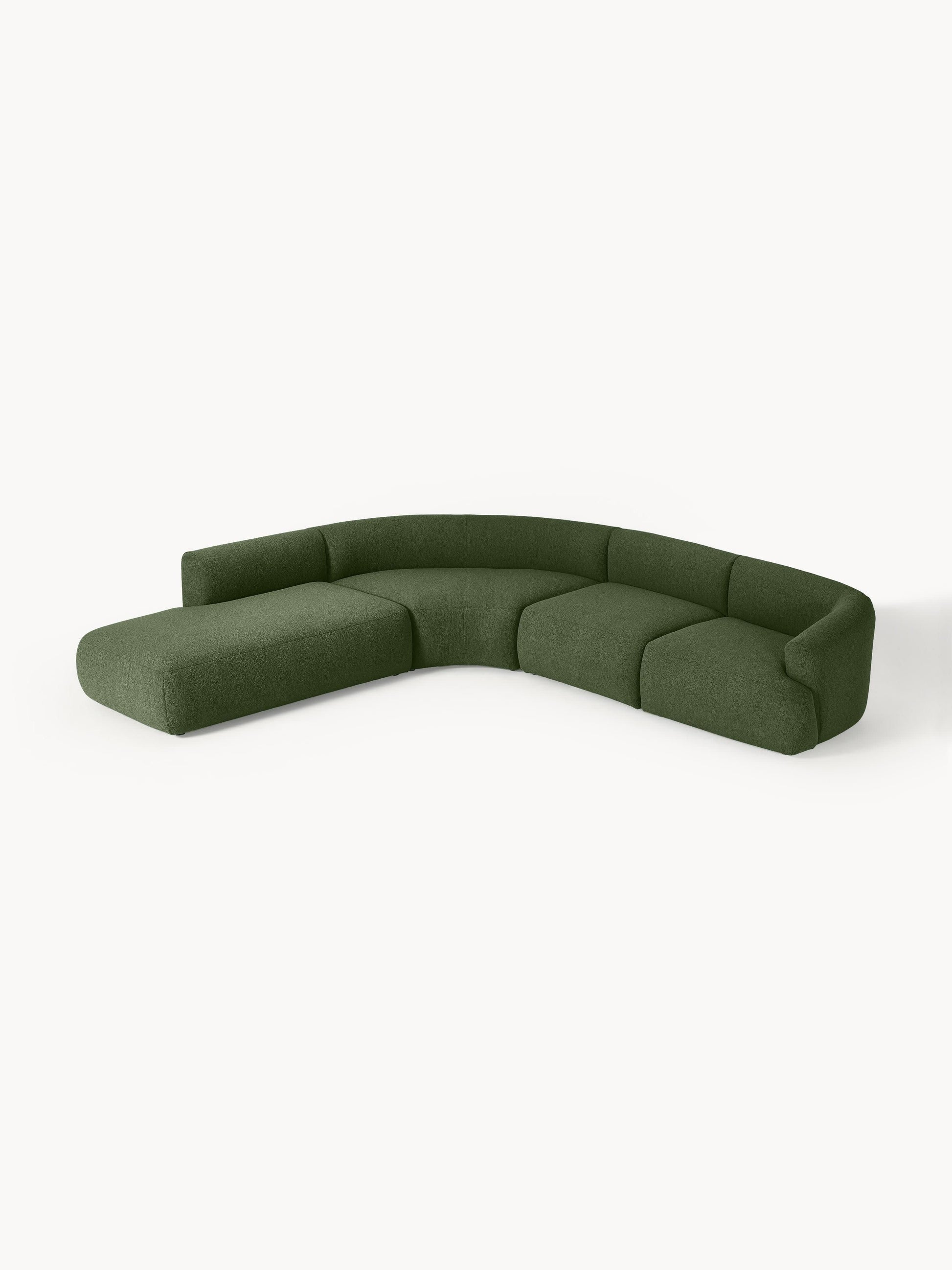 Ravella Modular Bouclé Corner Sofa (4-Seater)