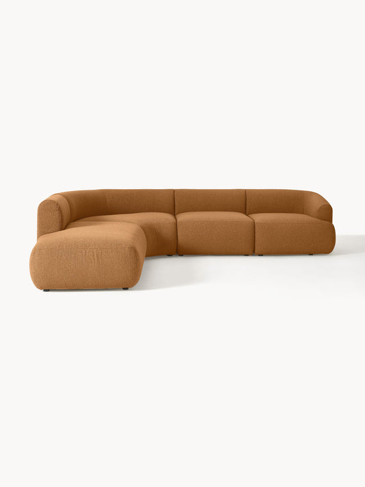 Ravella Modular Bouclé Corner Sofa (4-Seater)