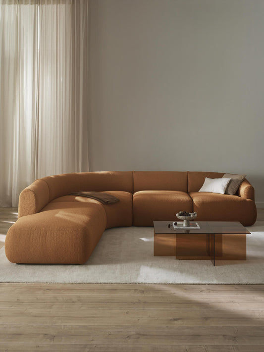 Ravella Modular Bouclé Corner Sofa (4-Seater)