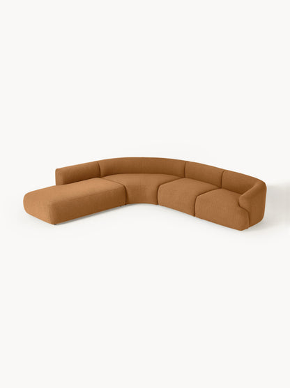 Ravella Modular Bouclé Corner Sofa (4-Seater)