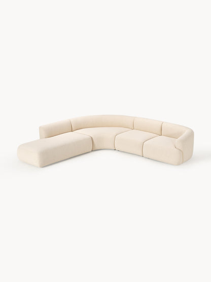 Ravella Modular Bouclé Corner Sofa (4-Seater)