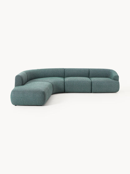 Ravella Modular Bouclé Corner Sofa (4-Seater)