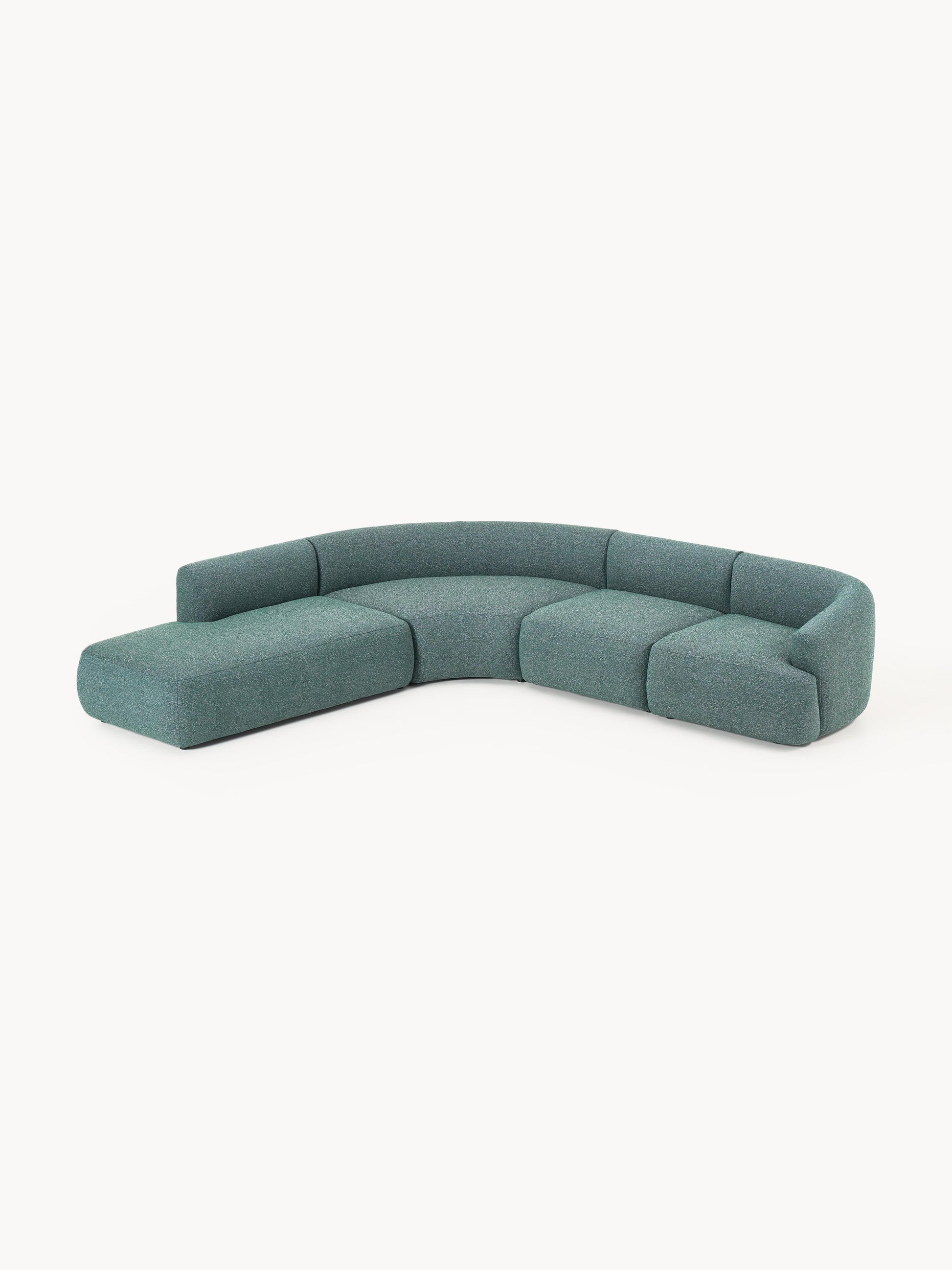 Ravella Modular Bouclé Corner Sofa (4-Seater)