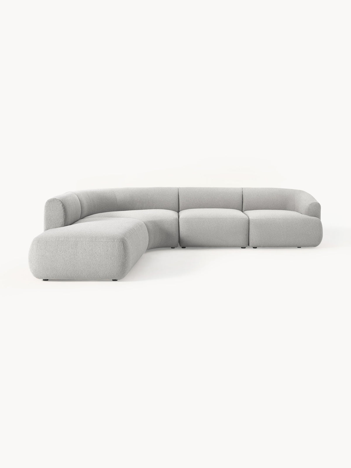 Ravella Modular Bouclé Corner Sofa (4-Seater)