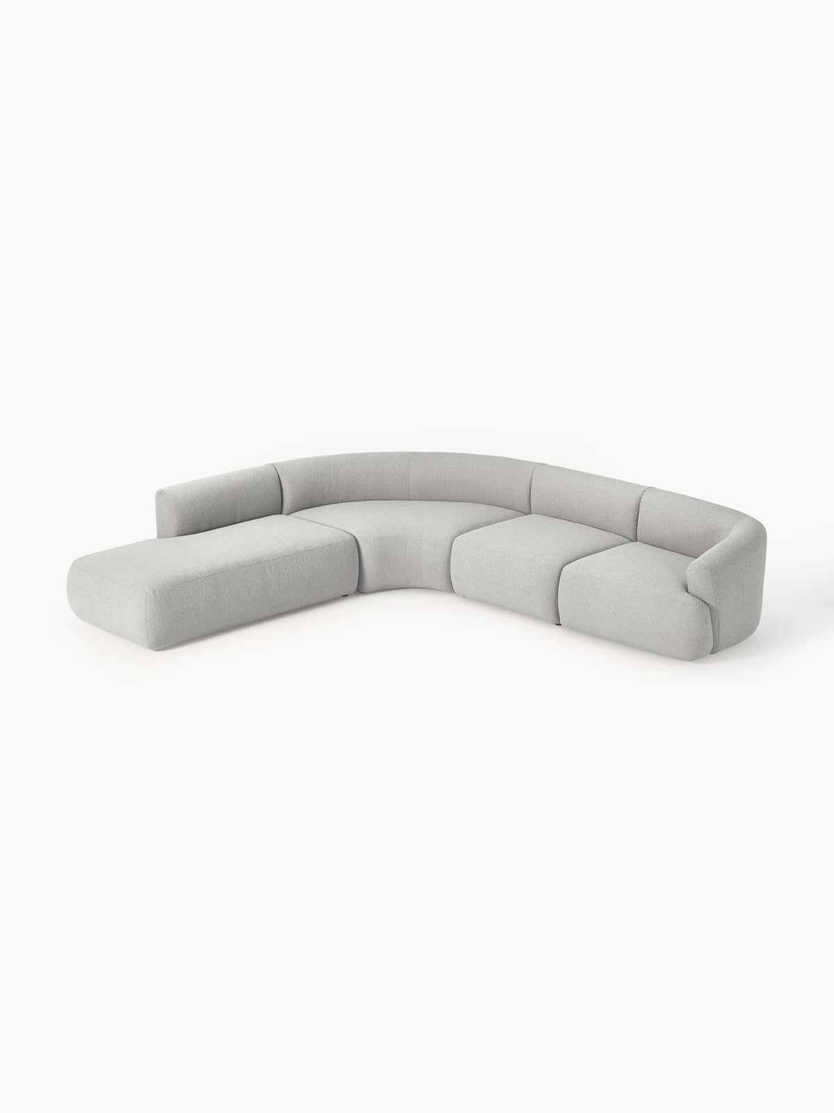 Ravella Modular Bouclé Corner Sofa (4-Seater)