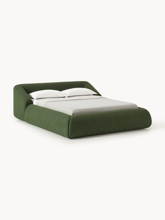 Ravella Upholstered Bed in Bouclé