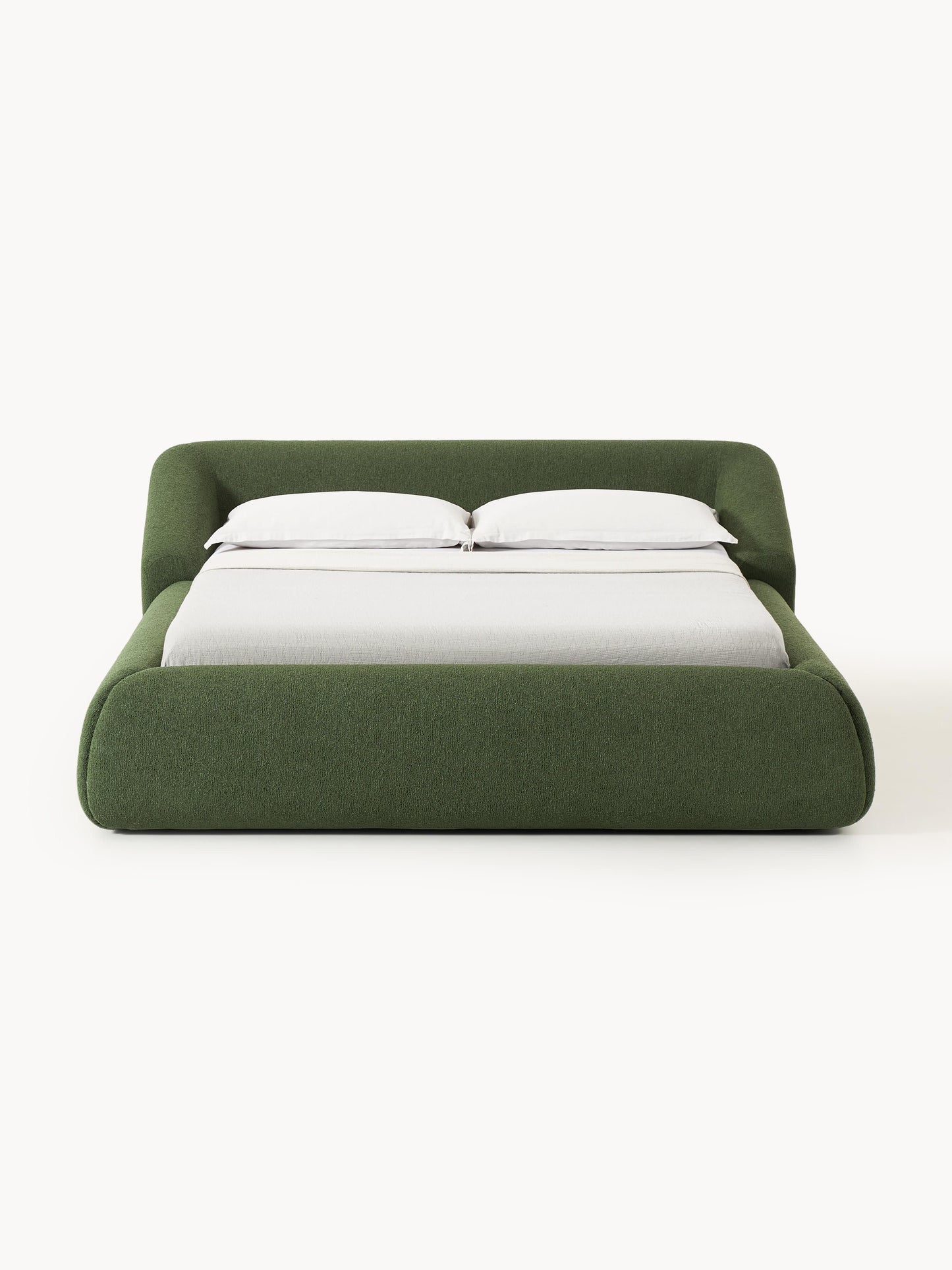 Ravella Upholstered Bed in Bouclé