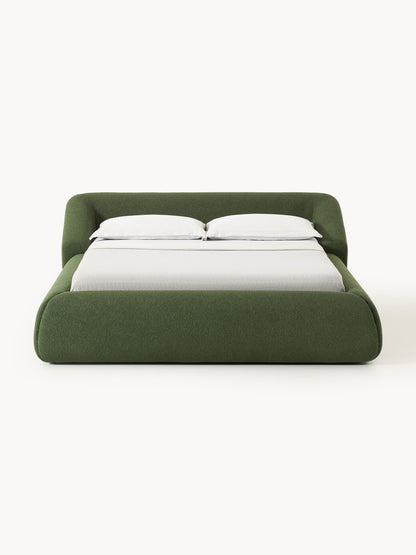 Ravella Upholstered Bed in Bouclé