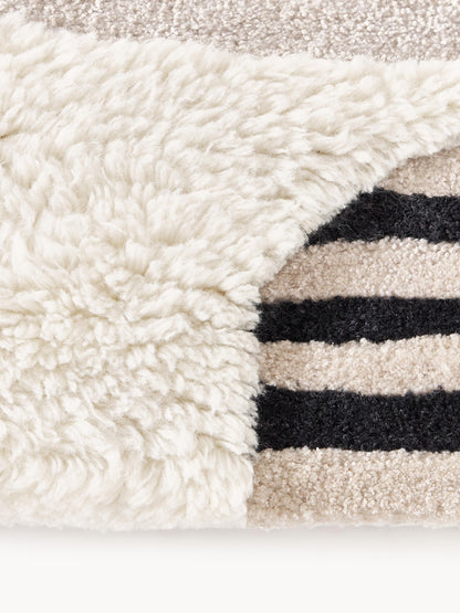 Rosendo Hand-Tufted Wool Rug with High-Low Texture