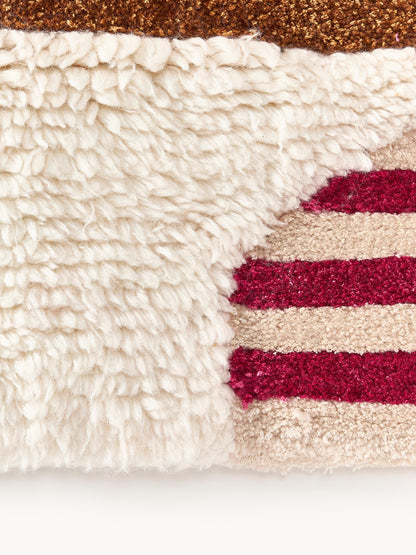 Rosendo Hand-Tufted Wool Rug with High-Low Texture