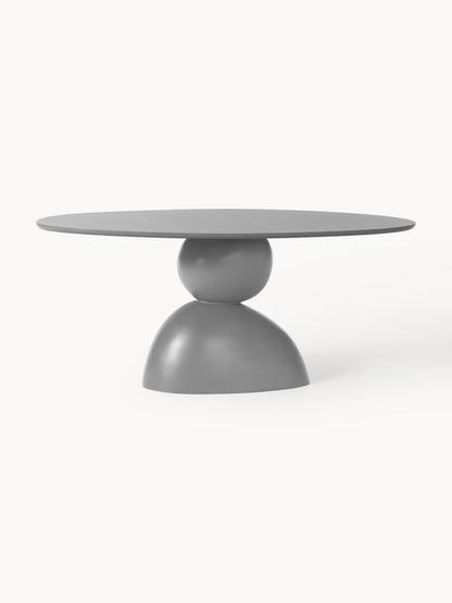 Sahrona Oval Dining Table with Organic Design, 180 x 90 cm