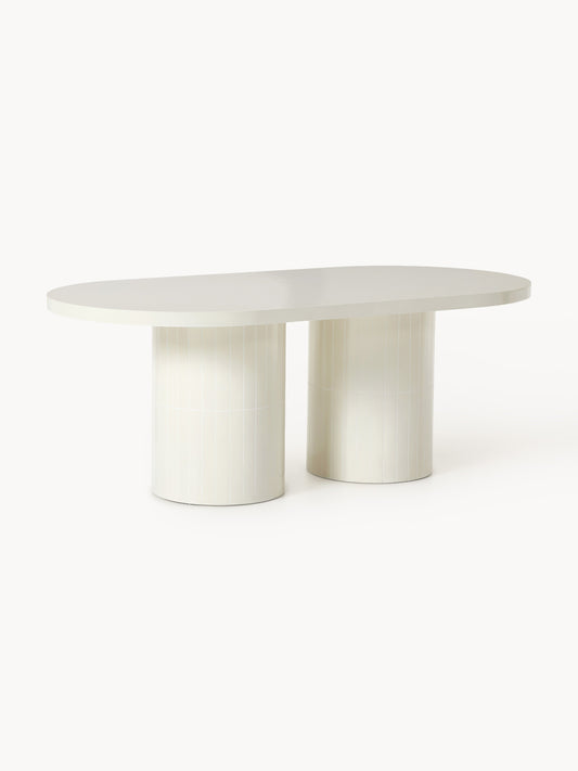 Sayenda Oval Garden Dining Table, 200 x 100 cm