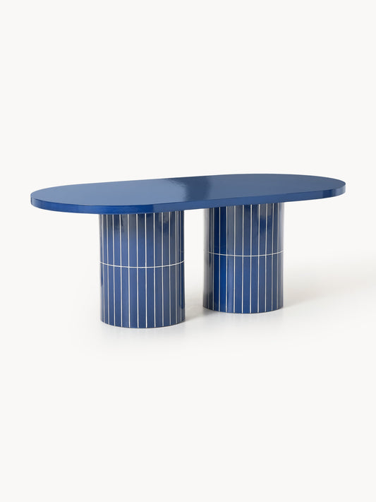 Sayenda Oval Garden Dining Table, 200 x 100 cm