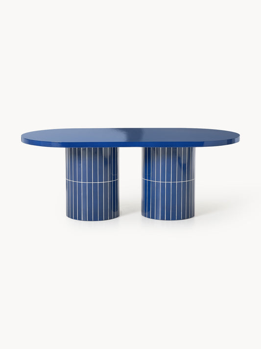 Sayenda Oval Garden Dining Table, 200 x 100 cm