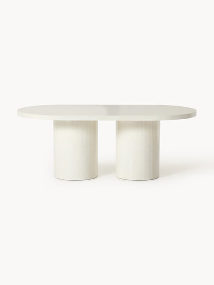 Sayenda Oval Garden Dining Table, 200 x 100 cm