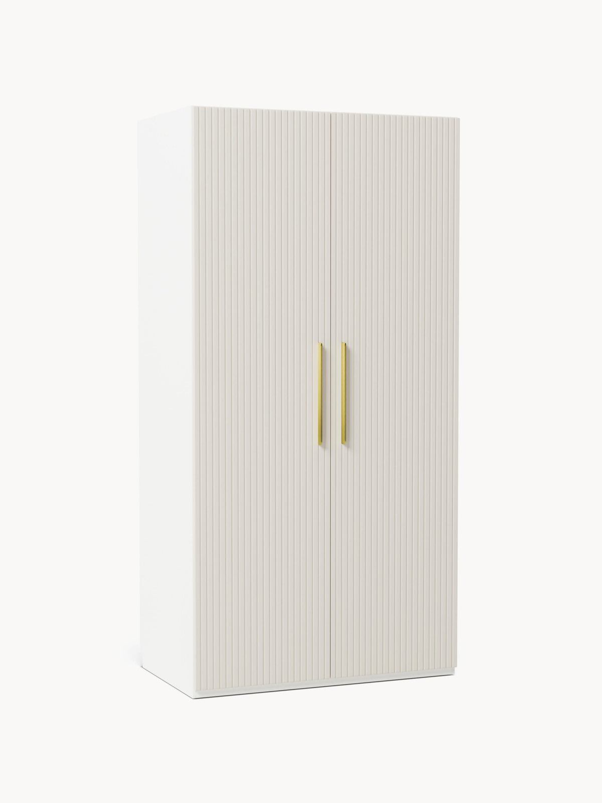 Simelda Modular Hinged-Door Wardrobe, 100 cm Wide, in Various Sizes