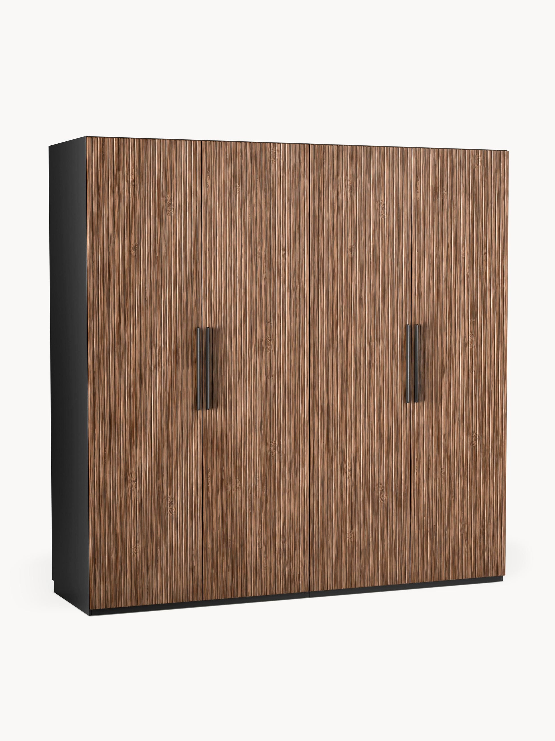 Simelda Modular Hinged-Door Wardrobe, 200 cm Wide, in Various Sizes