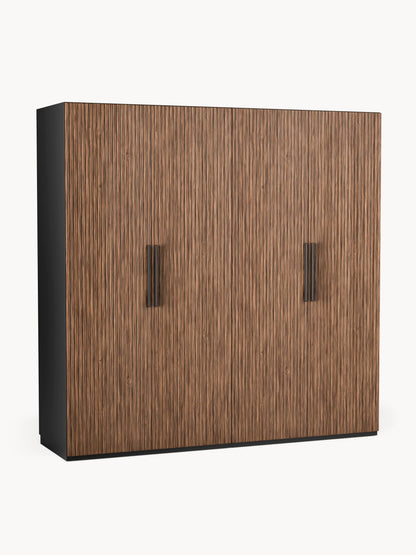 Simelda Modular Hinged-Door Wardrobe, 200 cm Wide, in Various Sizes