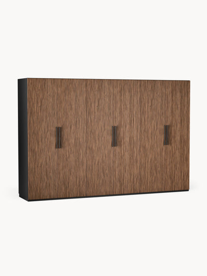 Simelda Modular Hinged-Door Wardrobe, 300 cm Wide, in Various Sizes