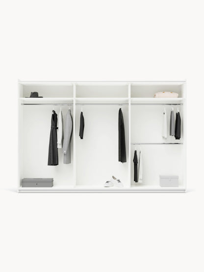 Simelda Modular Sliding-Door Wardrobe, 300 cm Wide, in Various Sizes