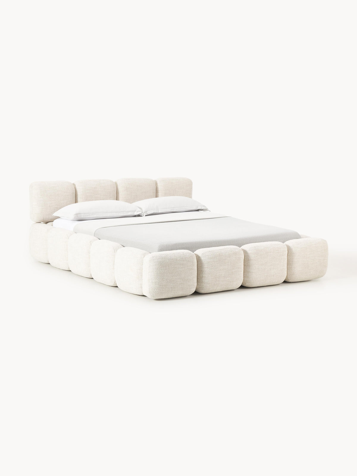 Taliska Bouclé Upholstered Bed