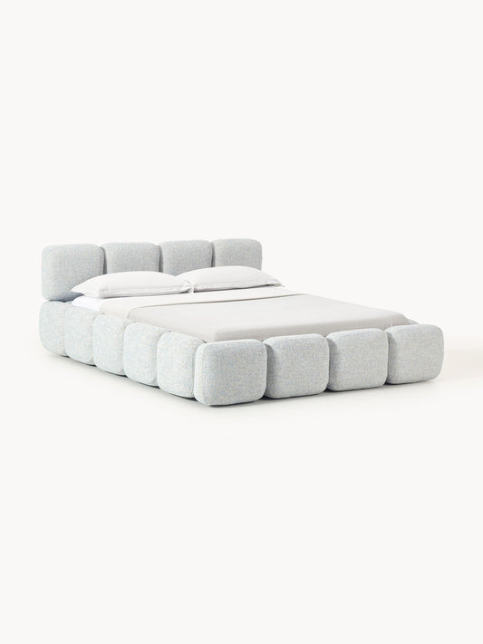 Taliska Bouclé Upholstered Bed
