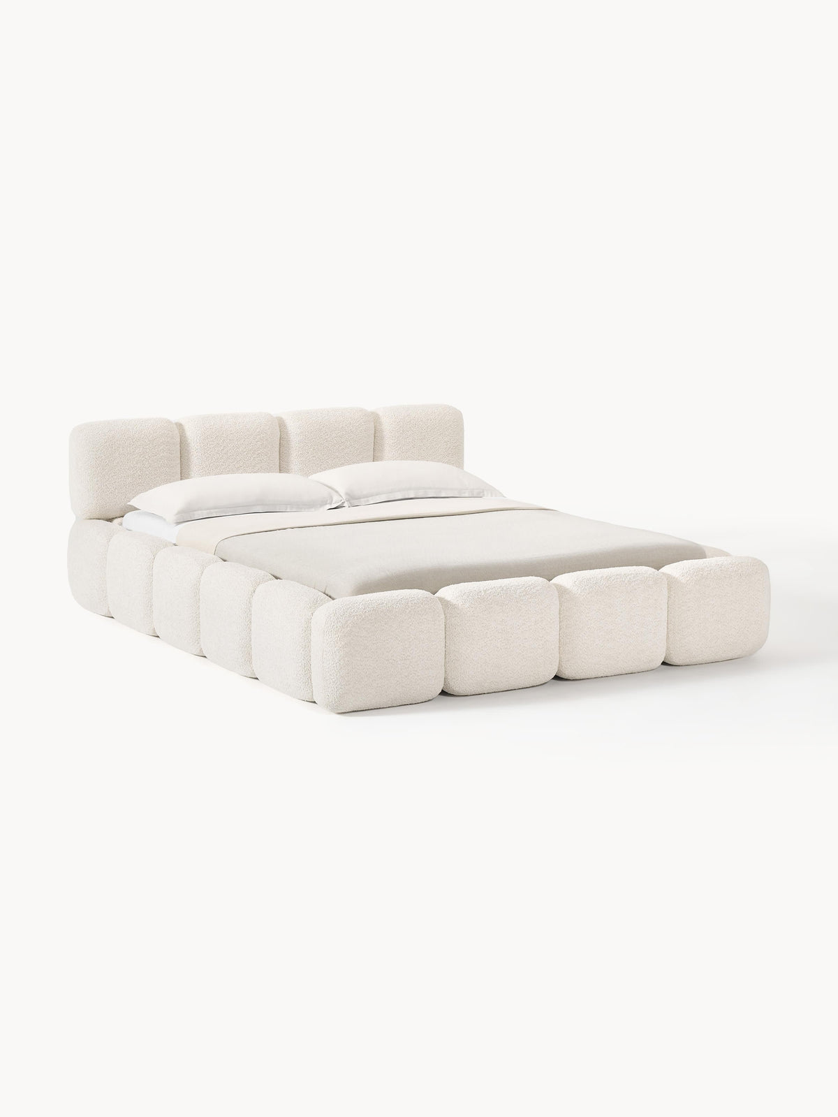 Taliska Teddy Bouclé Upholstered Bed