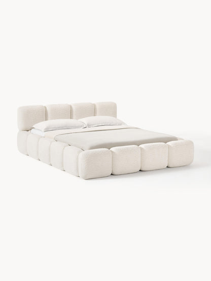 Taliska Teddy Bouclé Upholstered Bed